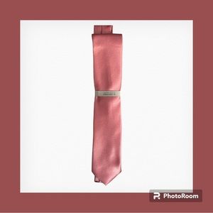NWT PERRY‎ ELLIS Portfolio tie in pink